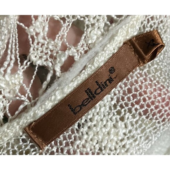 Belldini Women's Open Front Long Sleeve Lace Cardigan Sweater XL - Picture 3 of 4